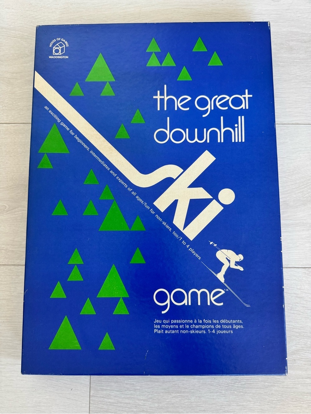 Vintage The Great Downhill Ski Game in Original Box Board Game